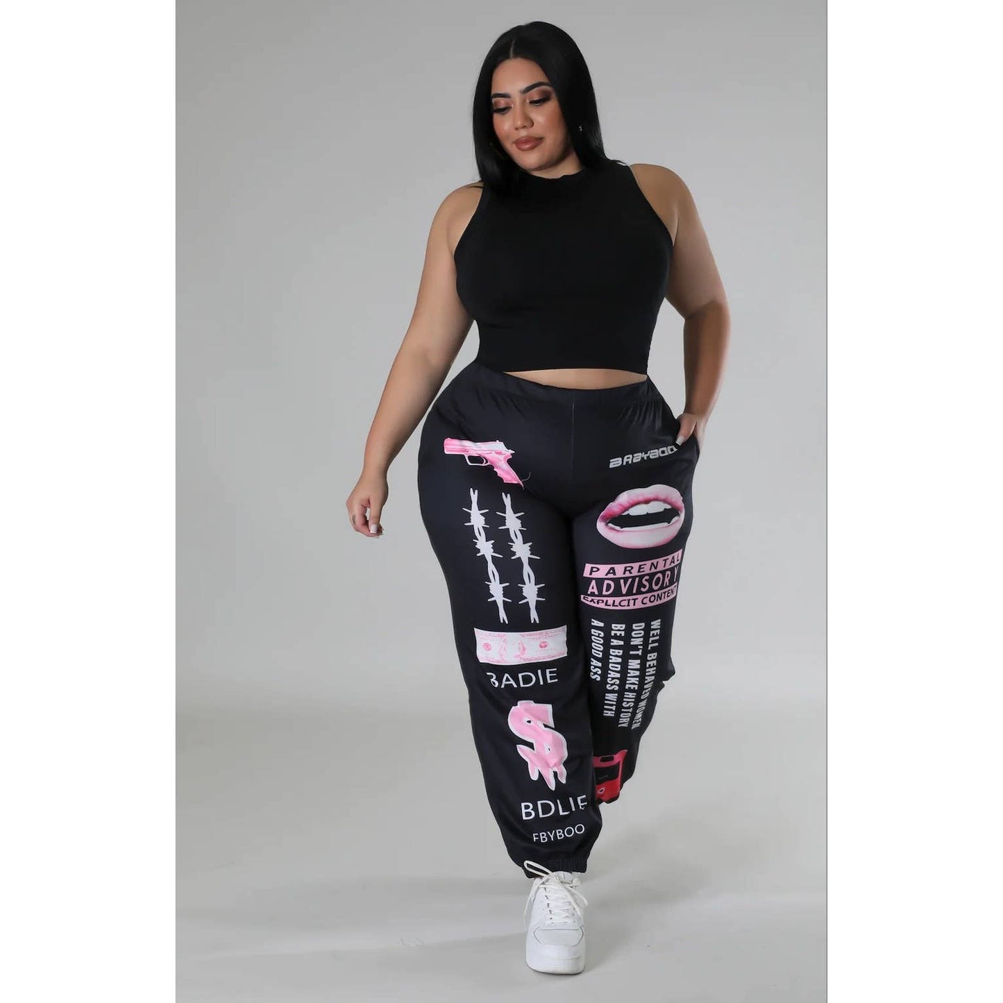 PLUS Streetwear Printed Jogger pants