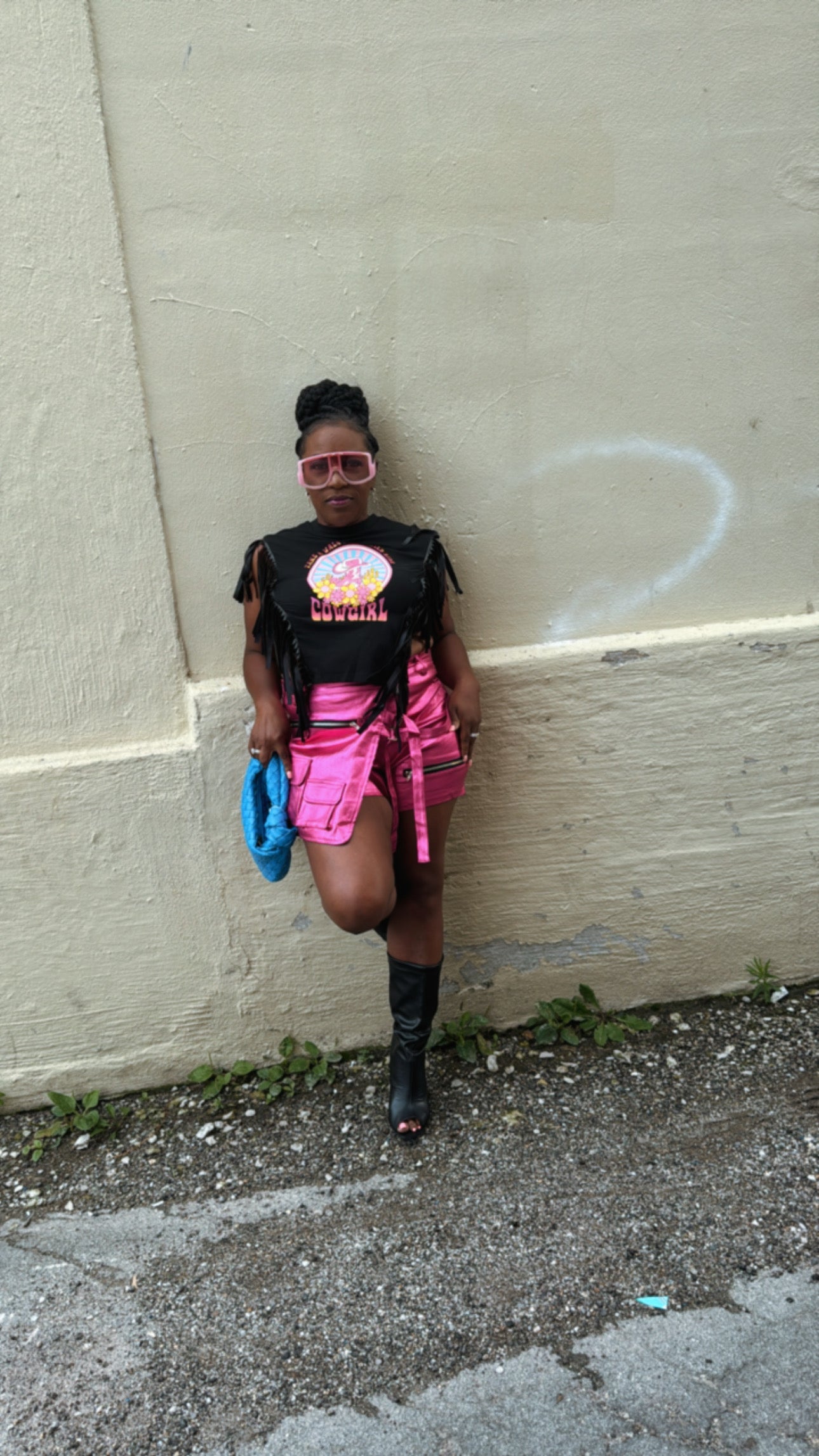 Teyana Metallica Skort