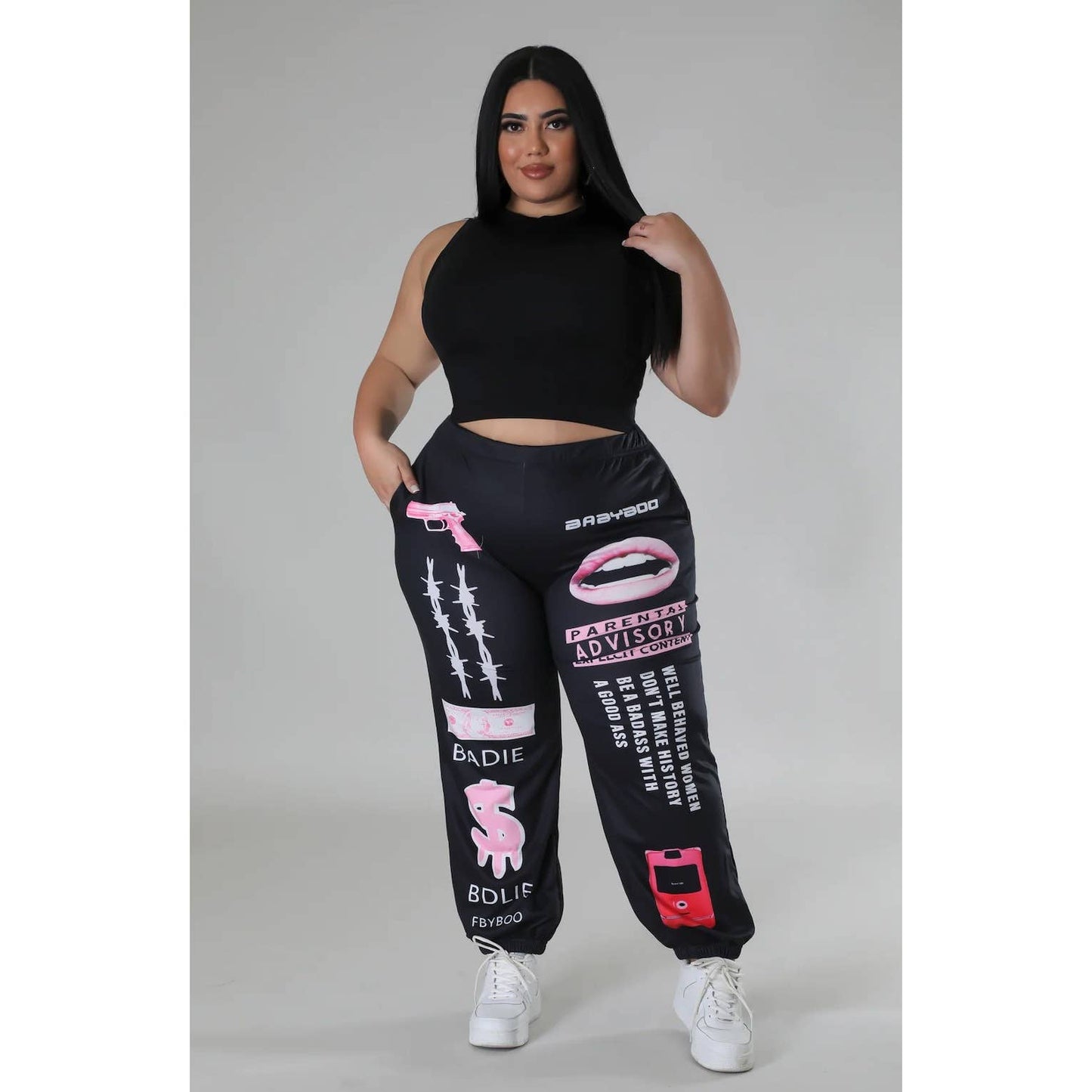PLUS Streetwear Printed Jogger pants