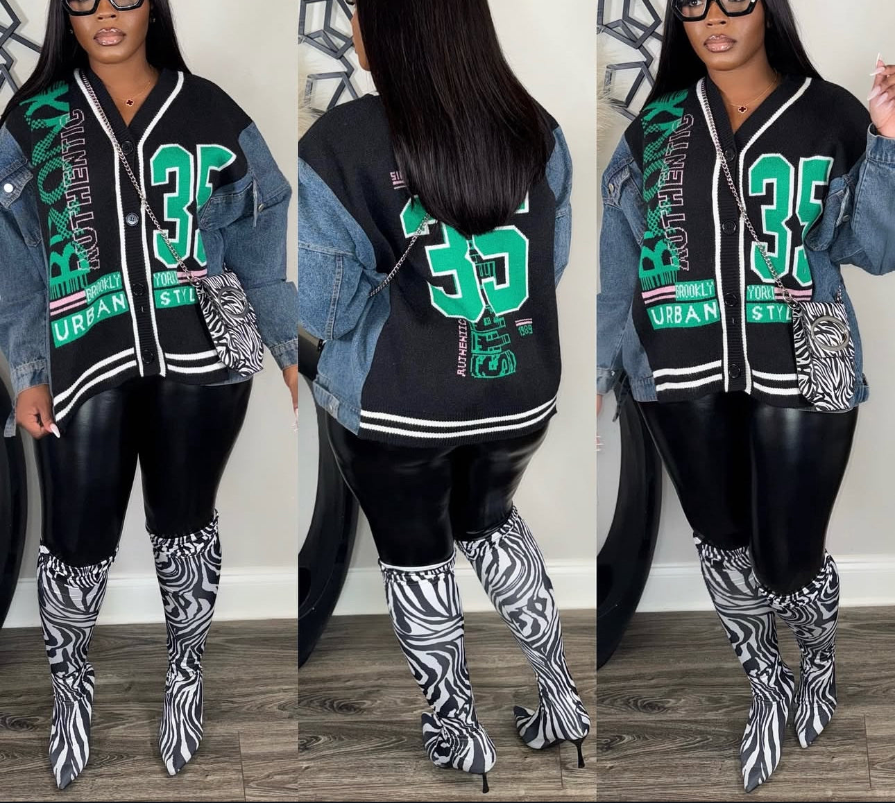 Bronx 35 Black Denim Jacket