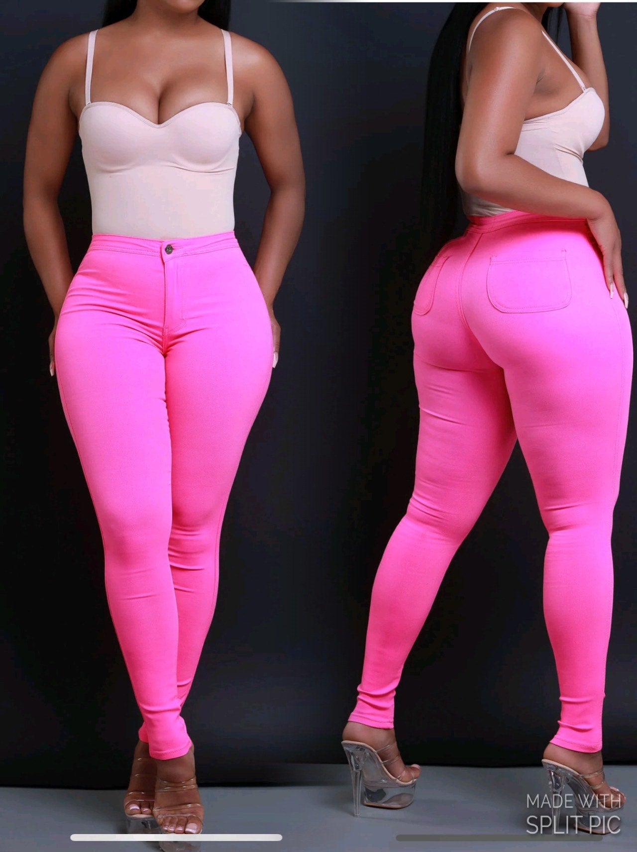 Cali Girl Pink Neon  Jeans