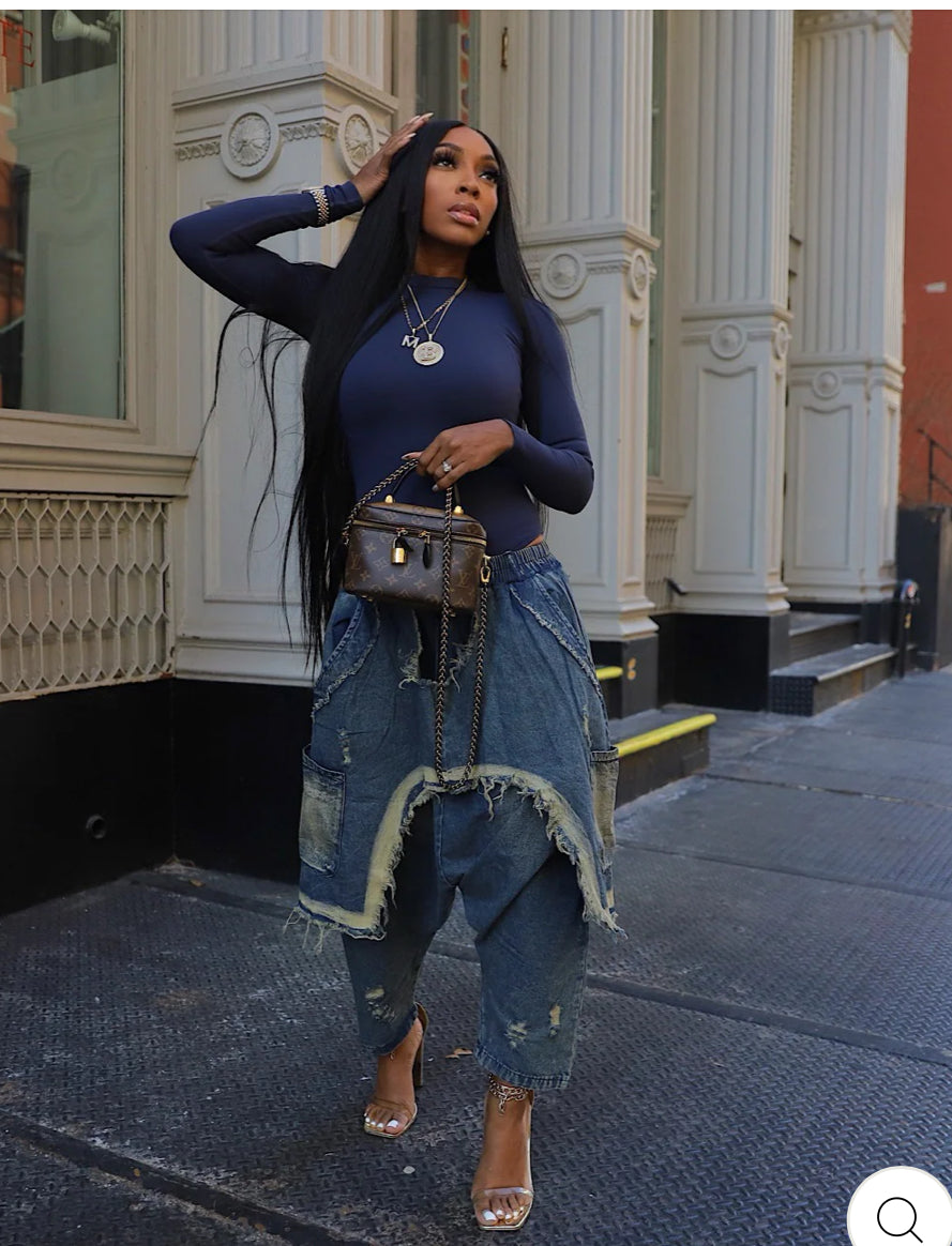 Harem Denim Bae Pants