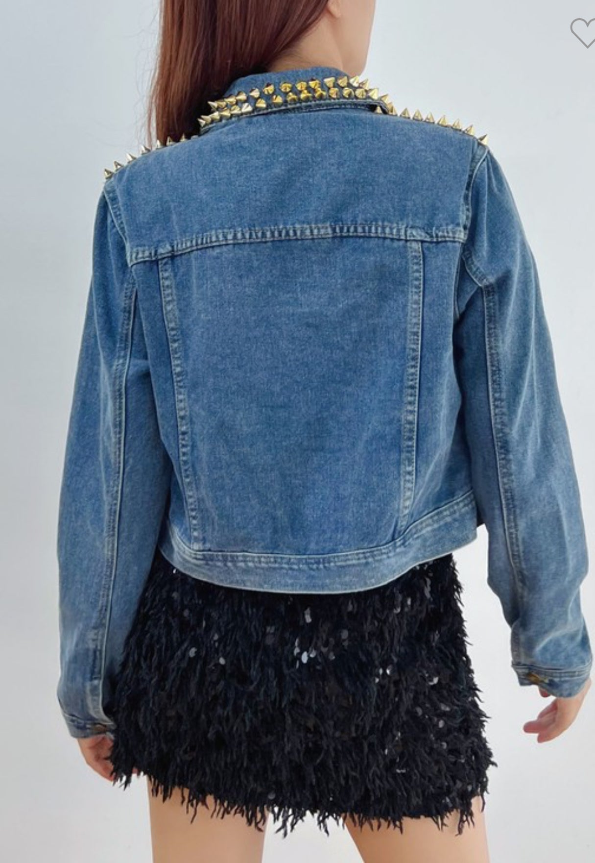 Bling It Out Class Act Denim Jacket