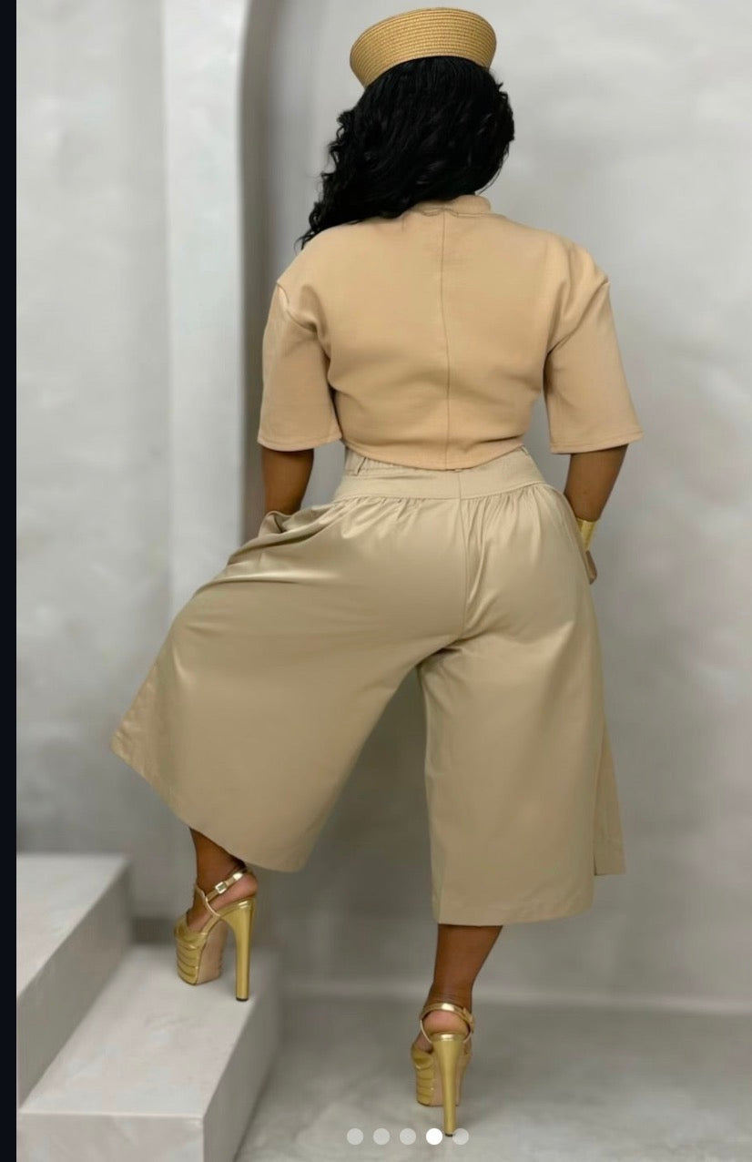 Tatum Luxe Gathered Yoke Culottes