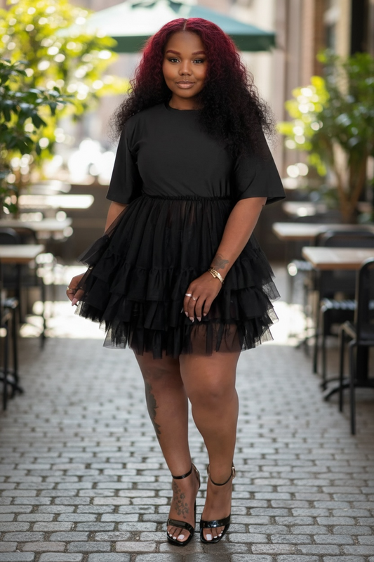 Black Ballerina Top/ Dress