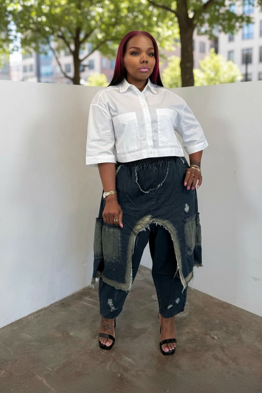 Harem Denim Bae Pants