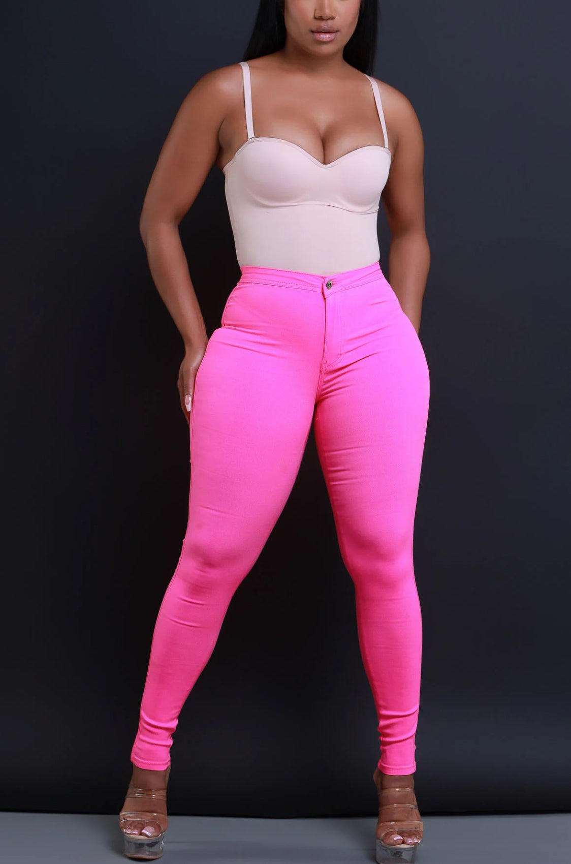 Cali Girl Pink Neon  Jeans