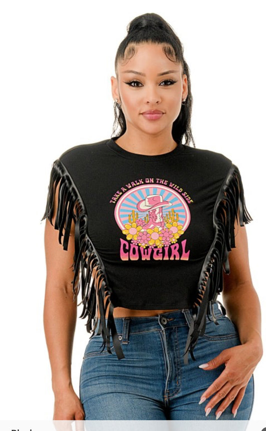 Cowboy Cater Fringe Tank