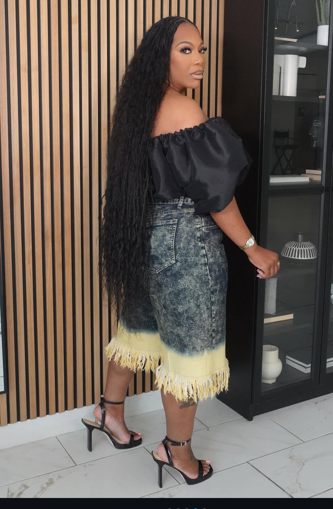 Fringe Favors Denim Gaucho