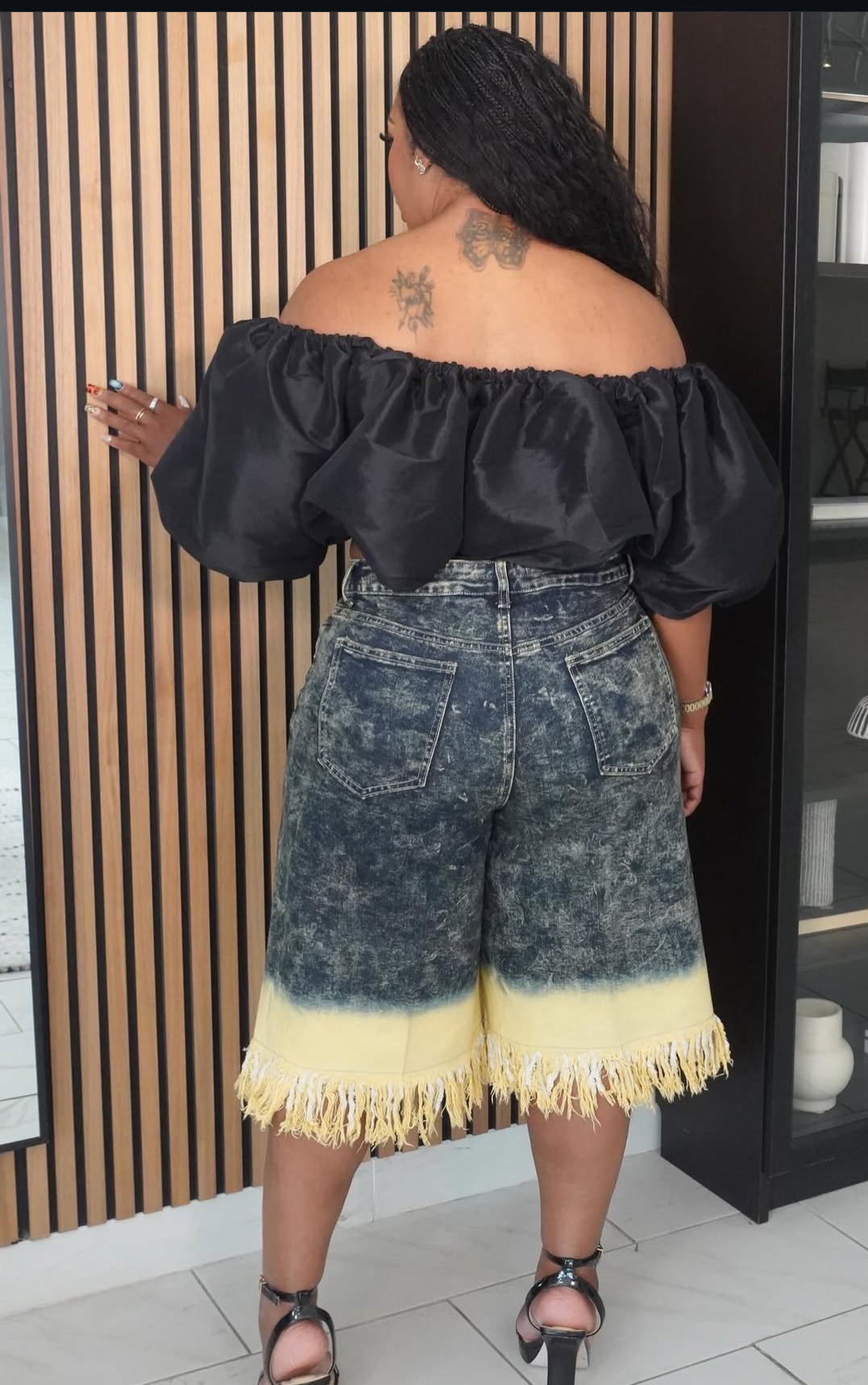 Fringe Favors Denim Gaucho