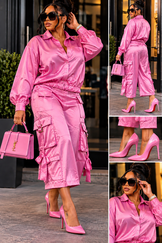 Pink Passion Jort Set