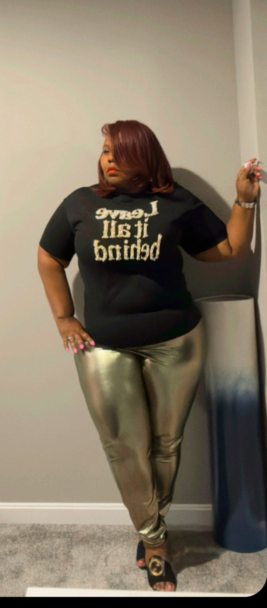 Leave It All Behind Bling T-shirt