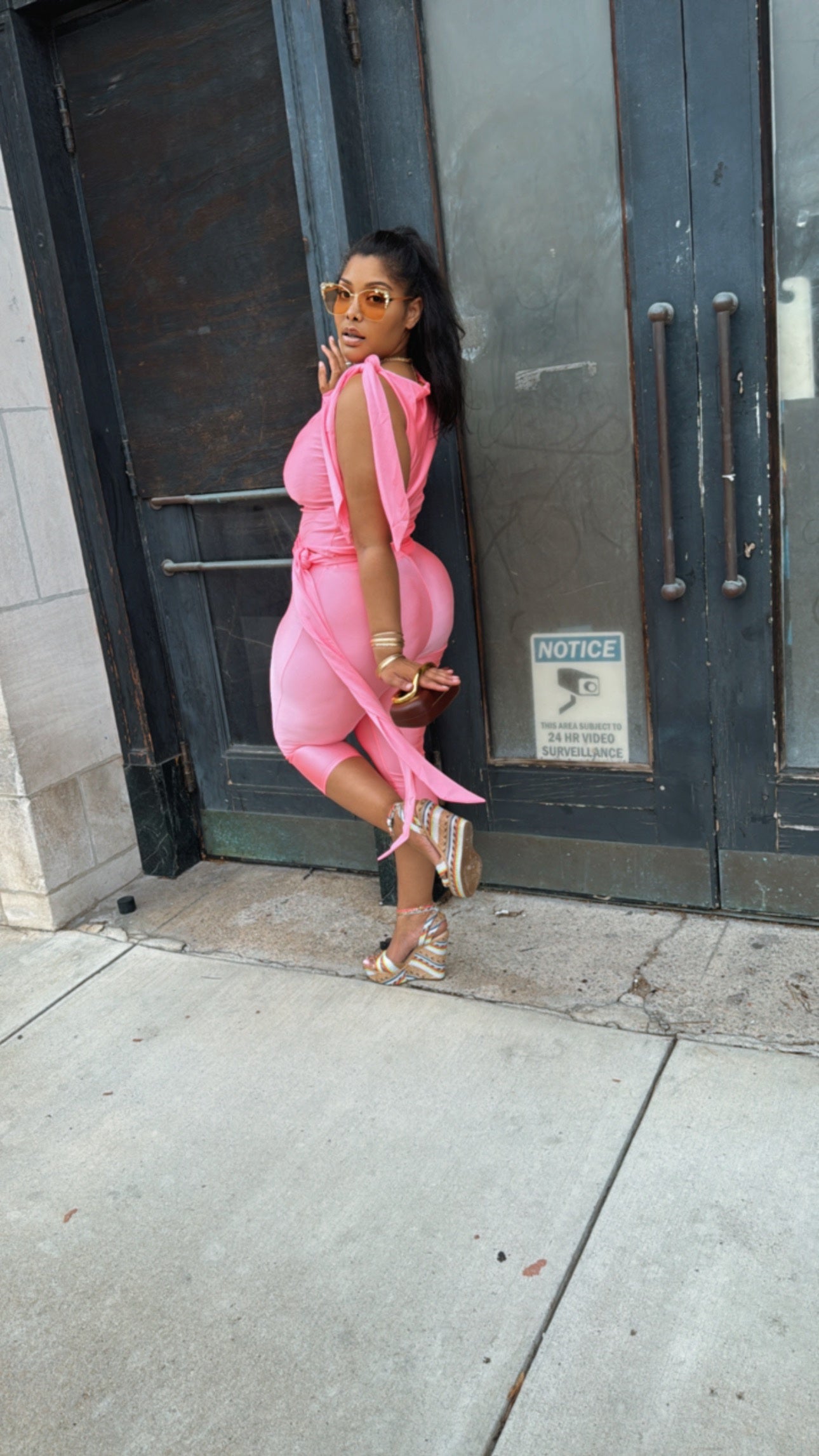 Simple Living Capri Set (Pink)