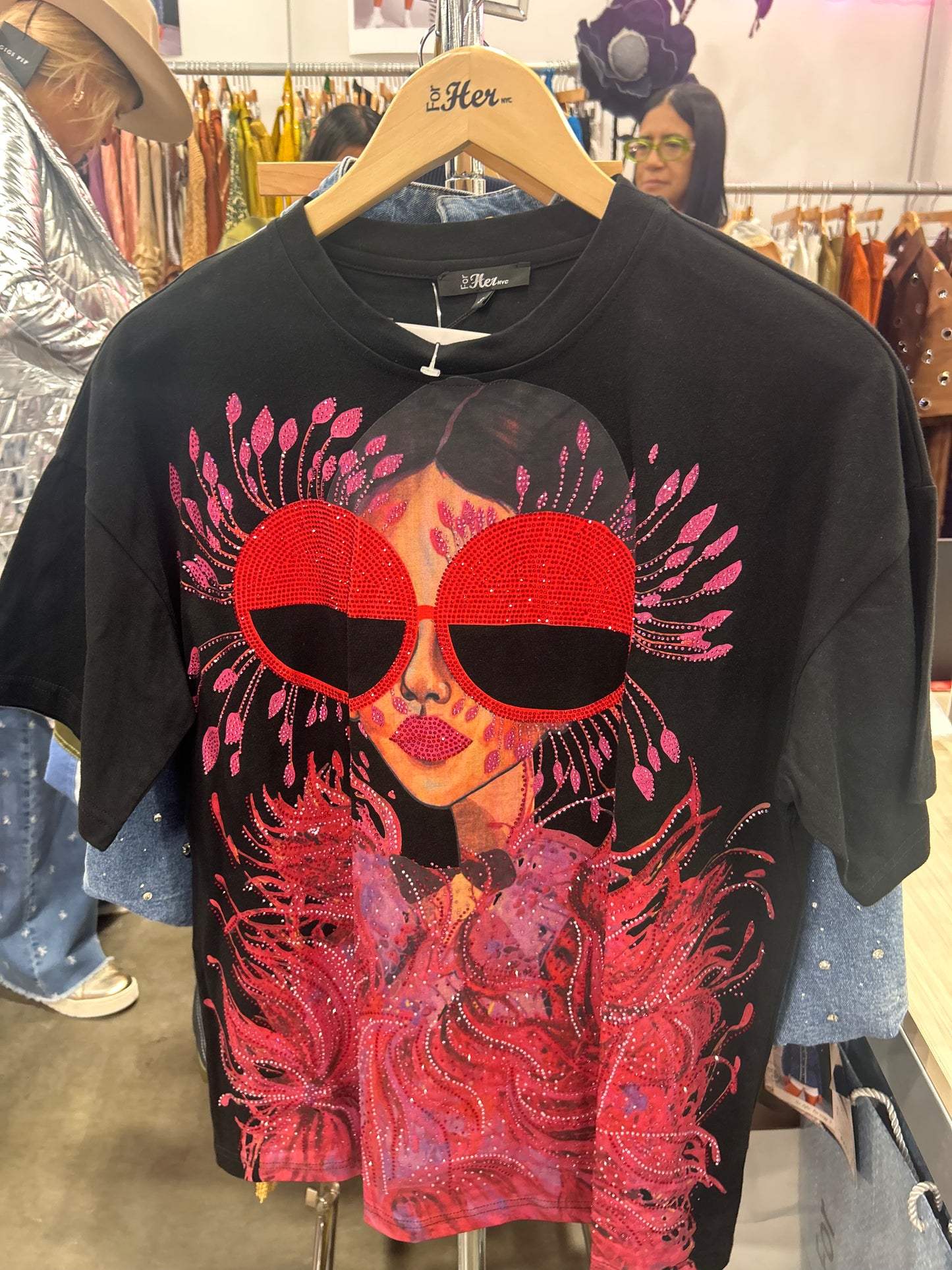 Glam Girl Eye Candy Bling T-Shirt