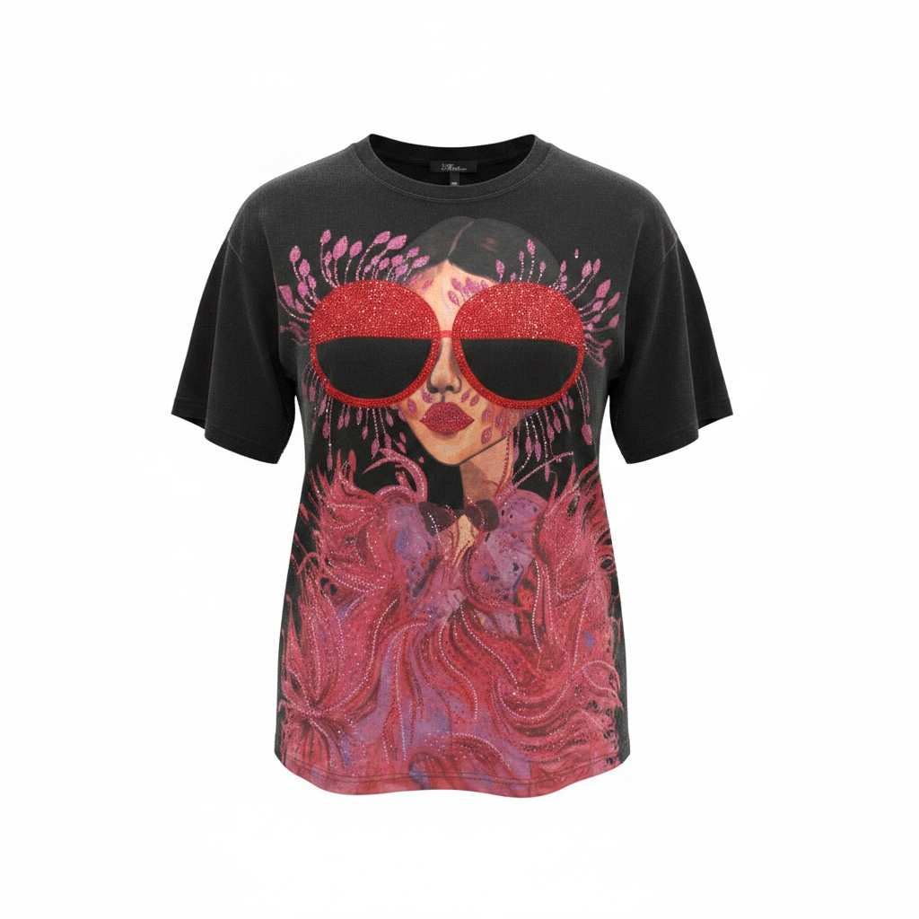 Glam Girl Eye Candy Bling T-Shirt