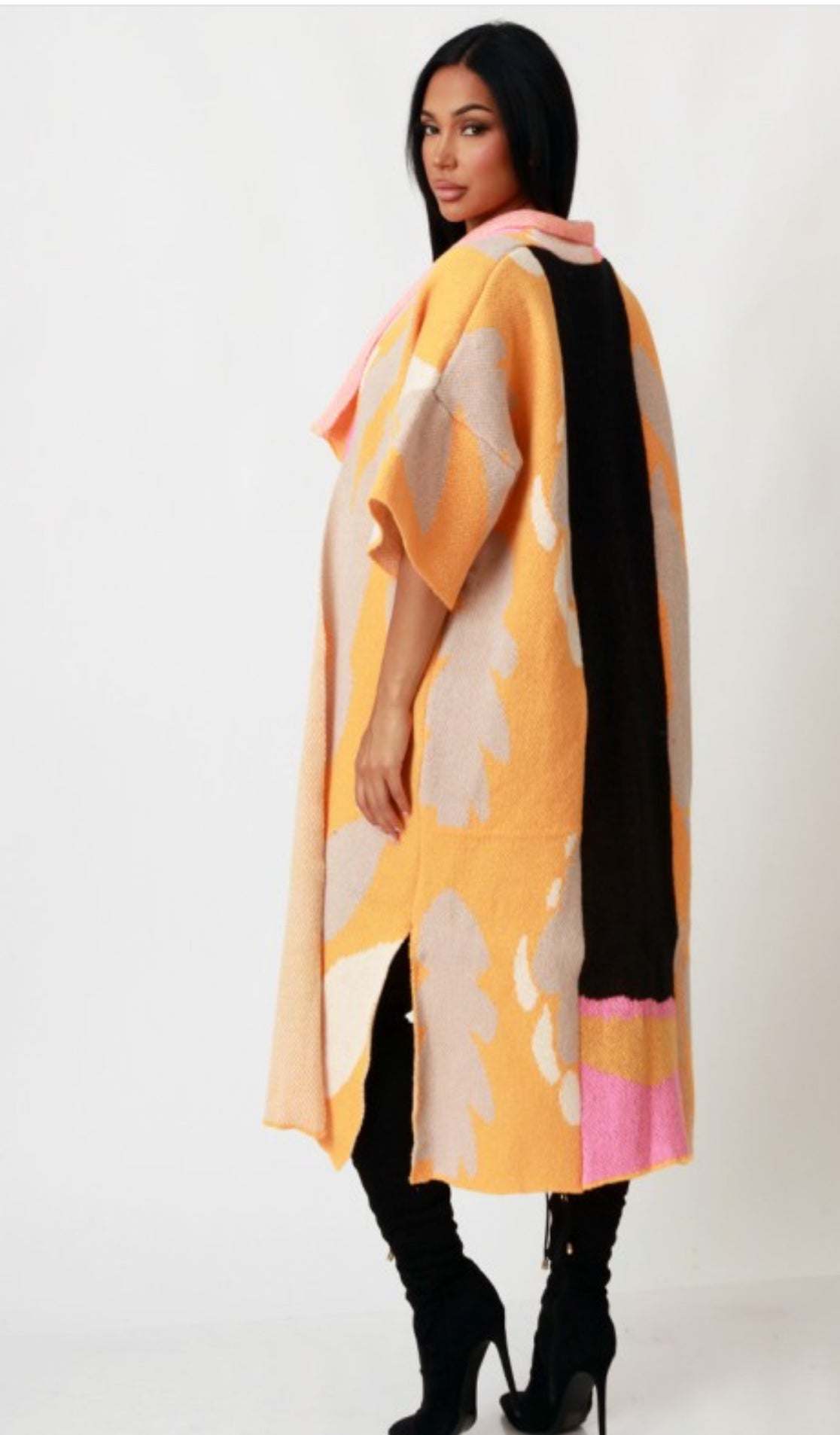 Monica Colorblock  Cardigan