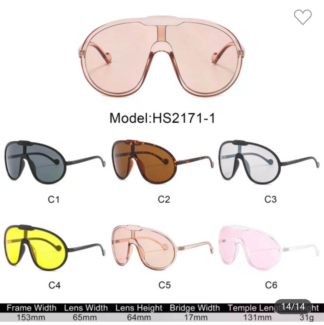 Vid Aviator Sunglasses