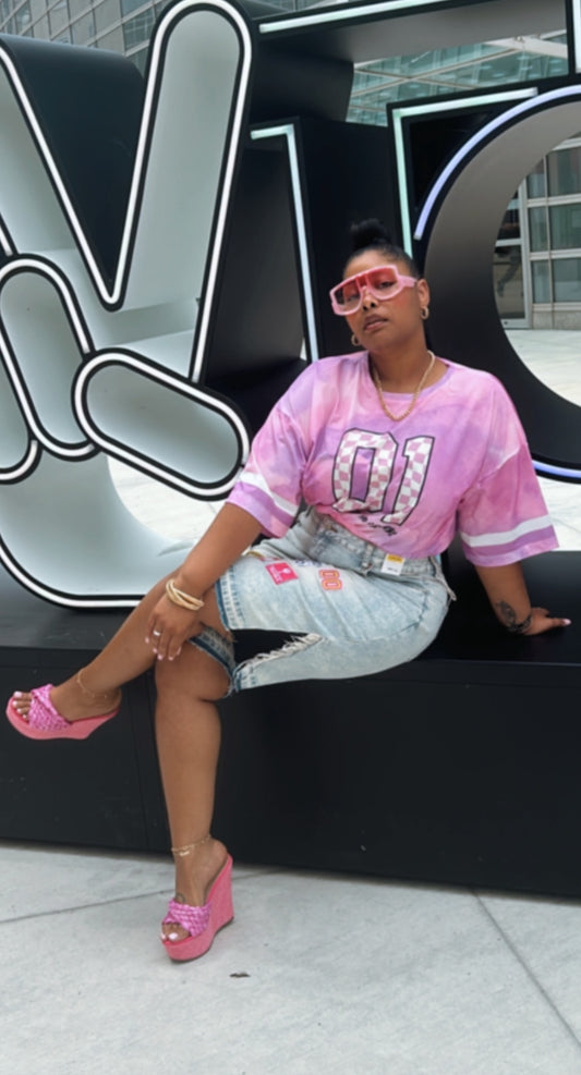 Around The Way Girl Pink Sunglasses