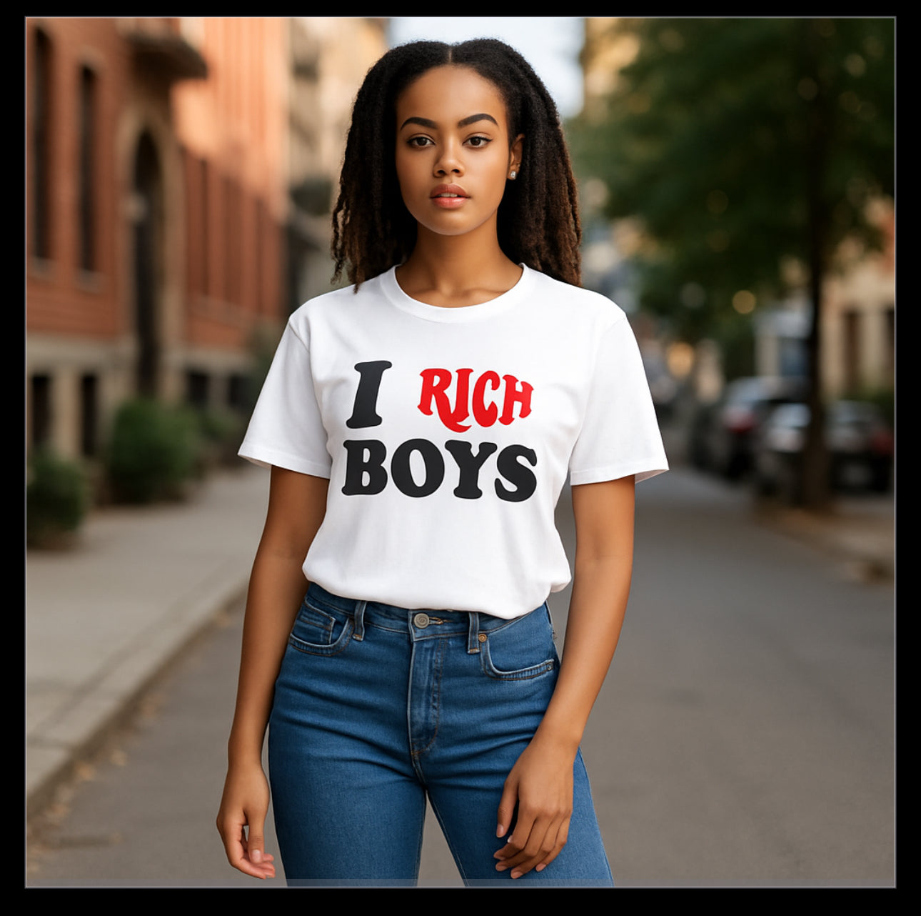 I LOVE RICH BOYS T-SHIRT