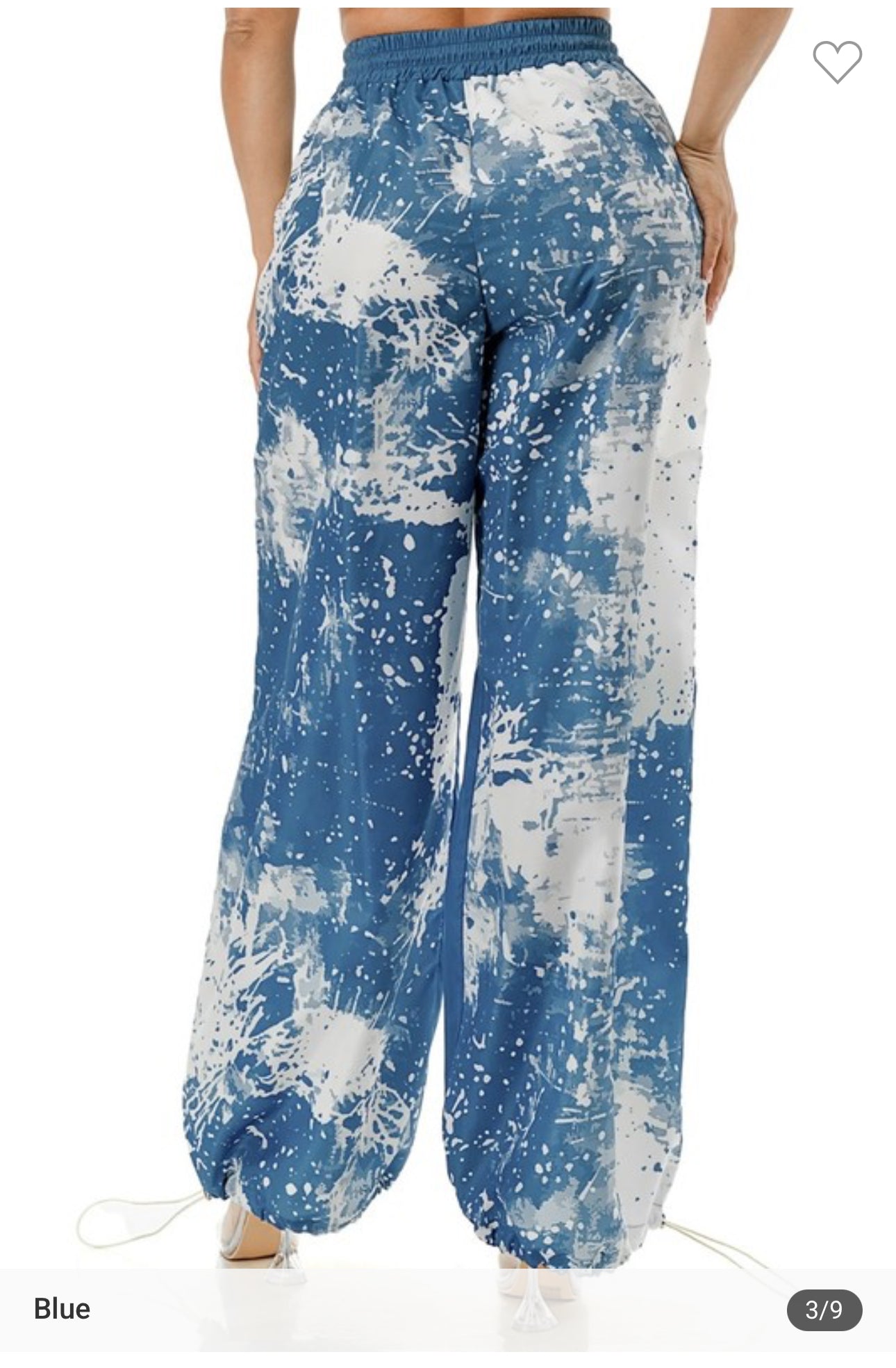 Doing Much Pants (Blue White Abstract)