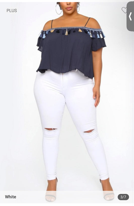 White Me Down Jeans