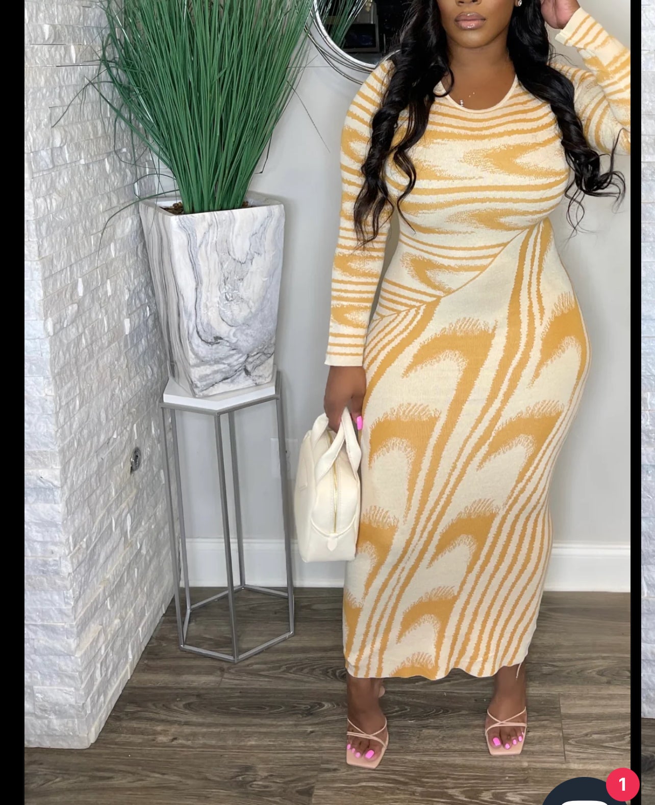 karli midi dress Sleeveless A-line midi dress