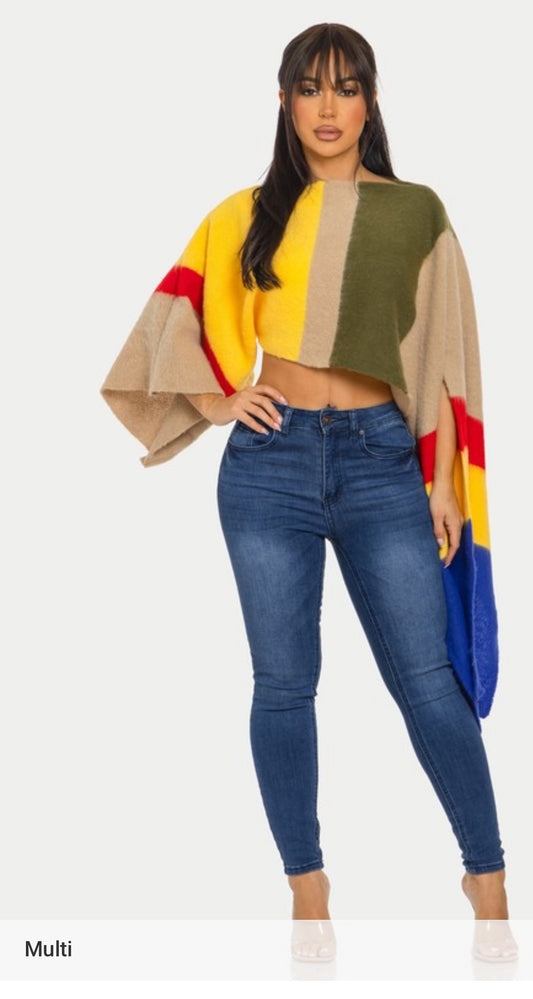 Burst Of Color Pullover