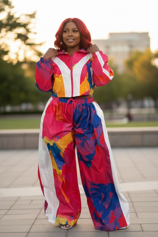 Marbled Muse Pants Set