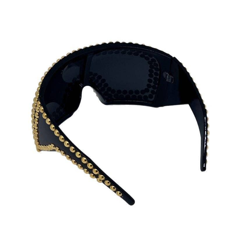 Oversized Square Punk Sunglasses for Men and Women
