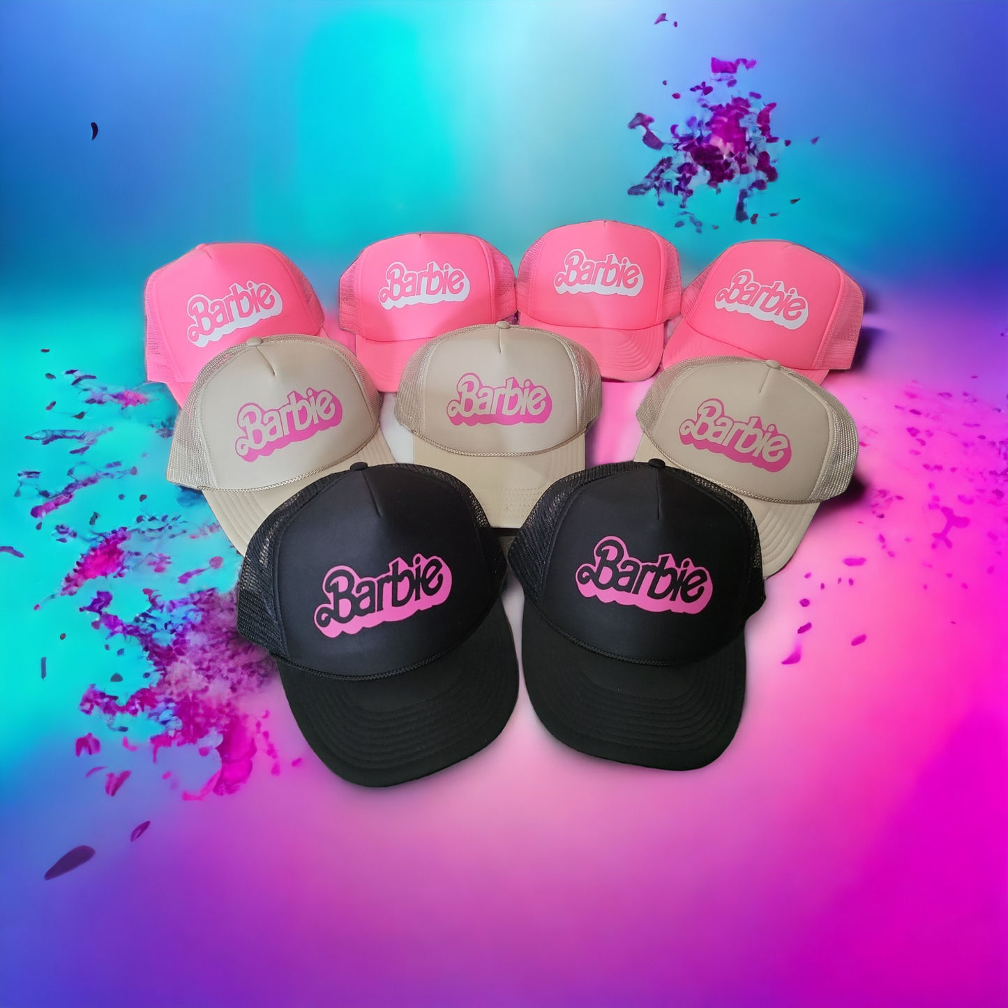 Barbie doll logo hat Trucker cap coastal