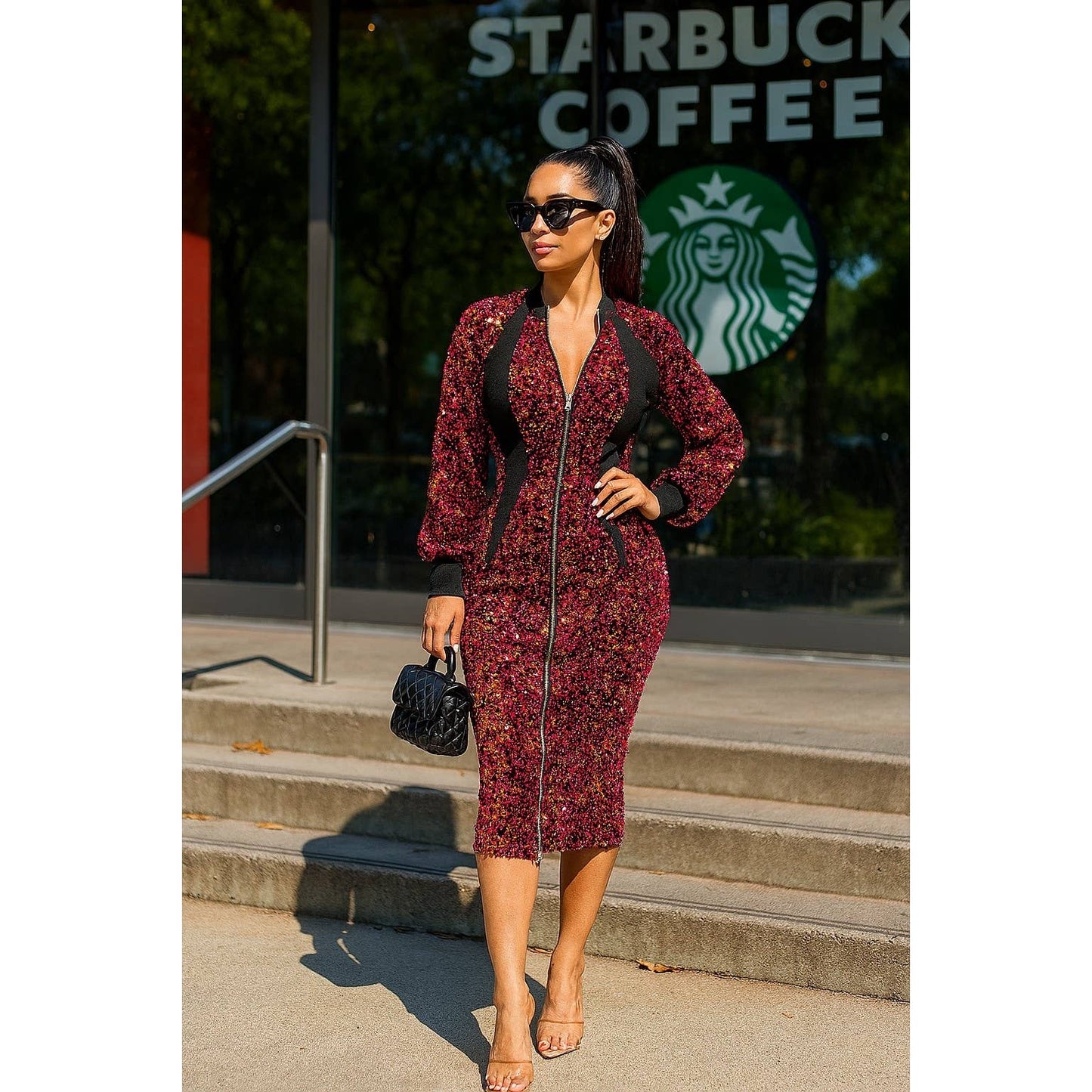 Valentines Love Me Sequins Dress