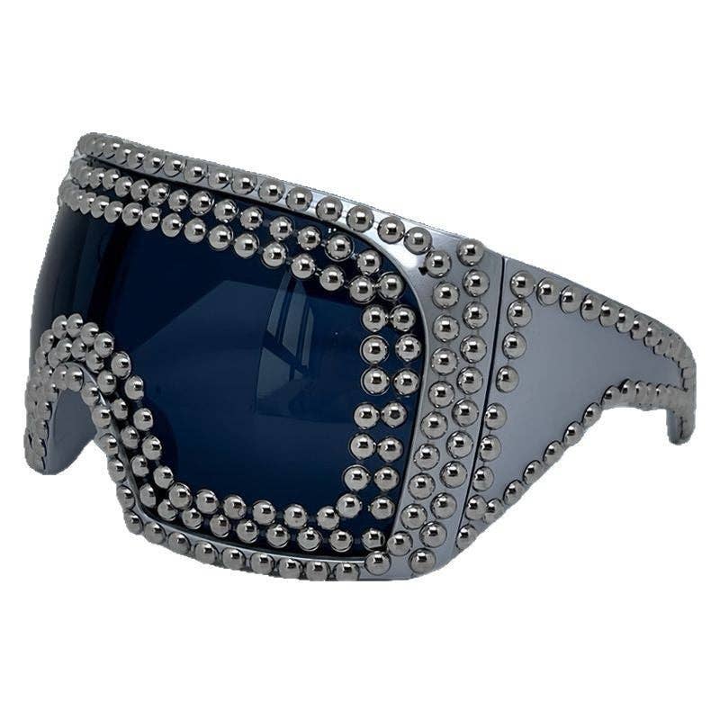 Oversized Square Punk Sunglasses for Men and Women