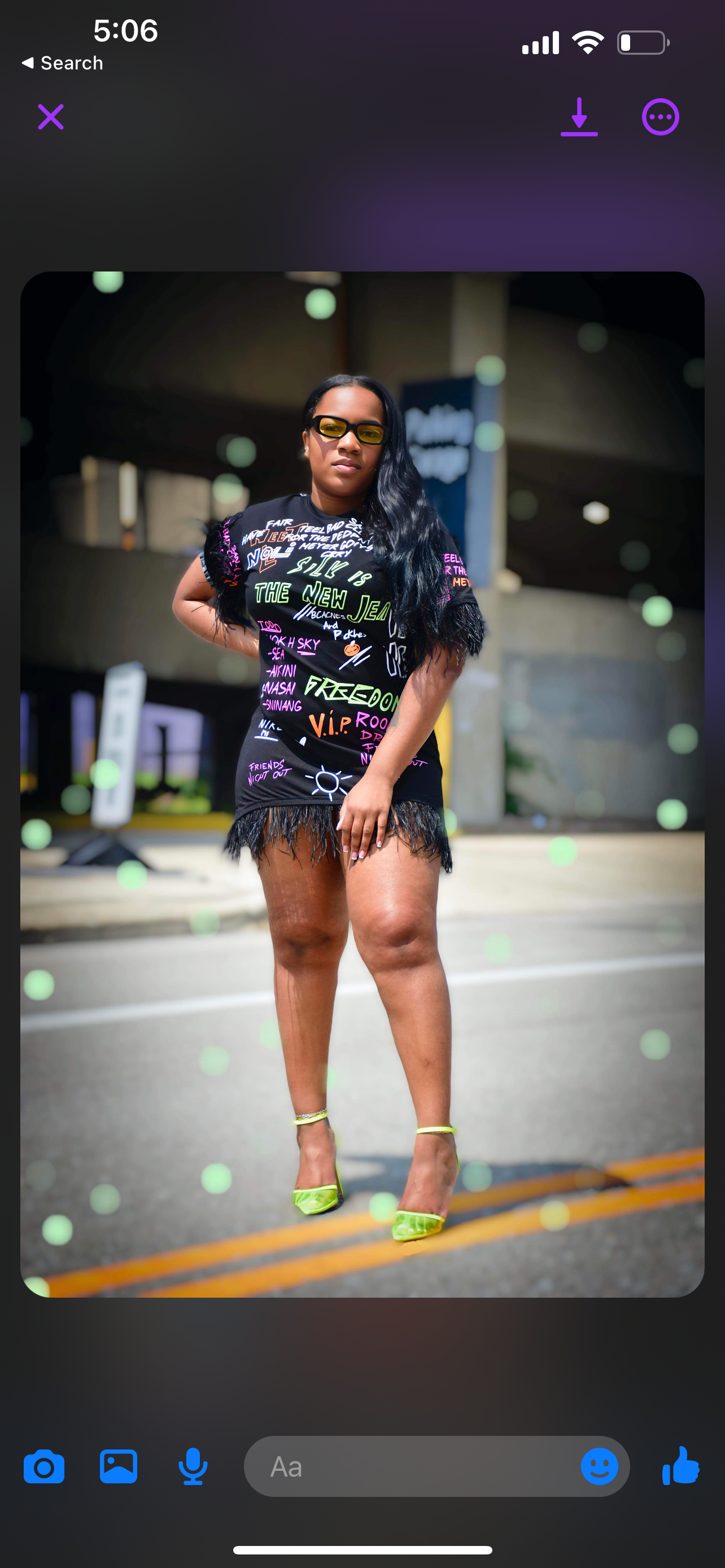 Neon sales fringe dress