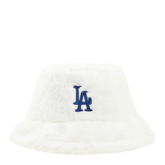 Fur Bucket Hats | White