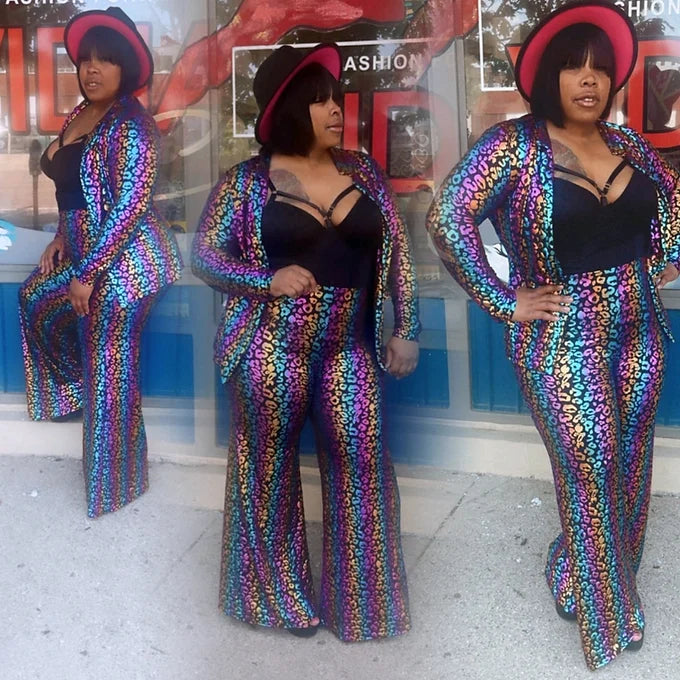 Burnin Up Multi Color Suit