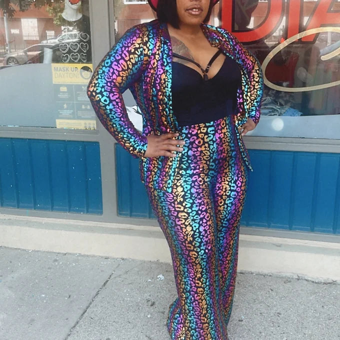 Burnin Up Multi Color Suit