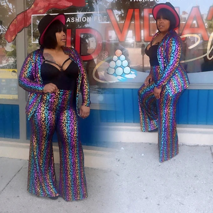 Burnin Up Multi Color Suit