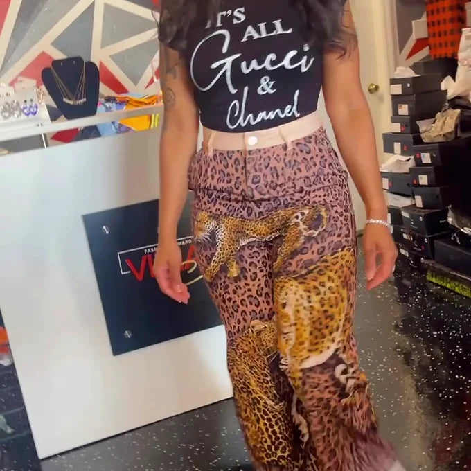 Cheetah Girl Pants