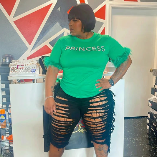 Princess Feather Shirt | Green