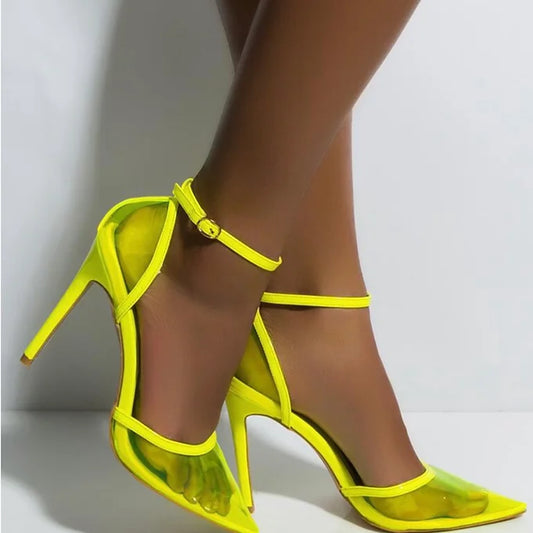 Crazy Neon Lime Heel