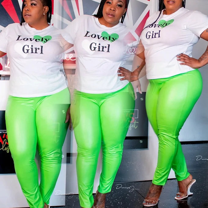 Bubblegum Liquid Leggings | {2 Colors}