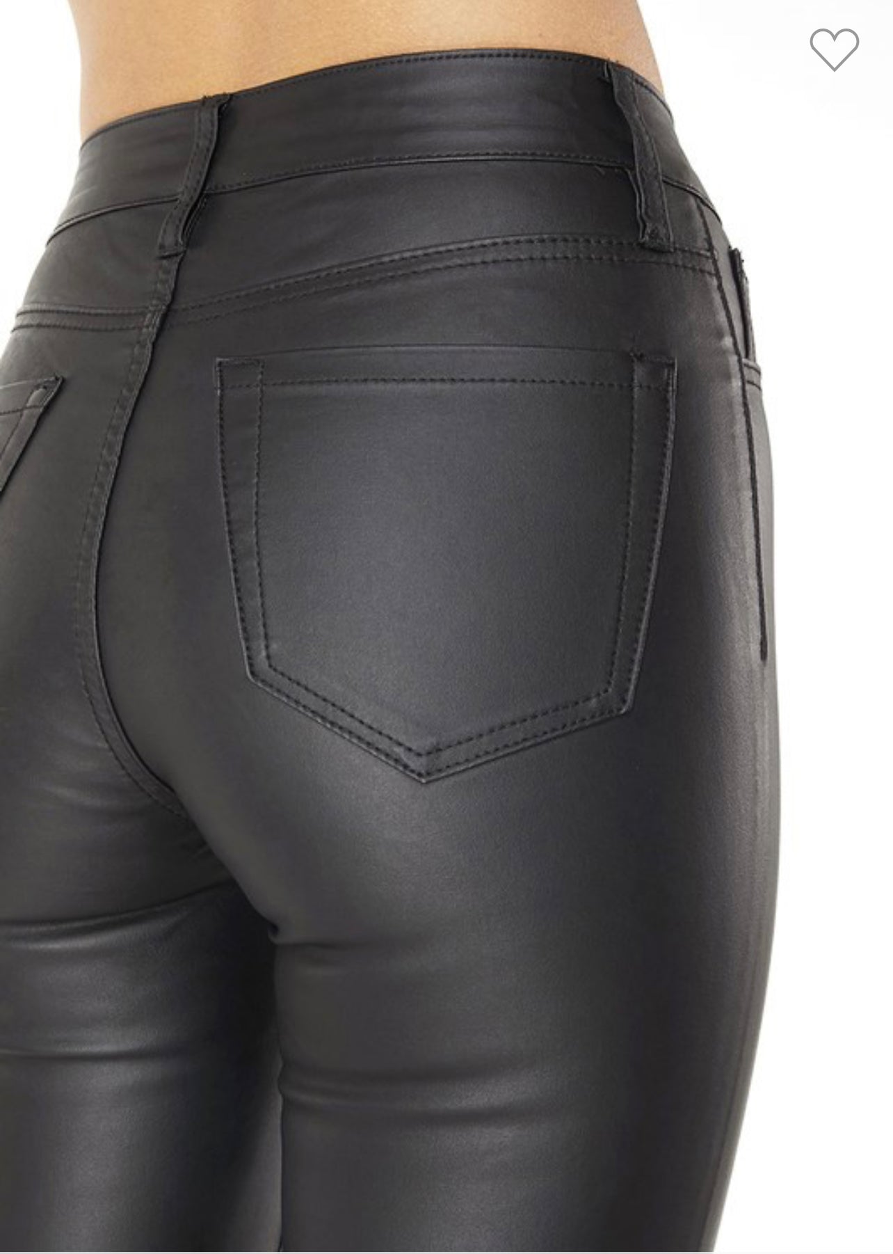 Bad Girl Black Leather Pants
