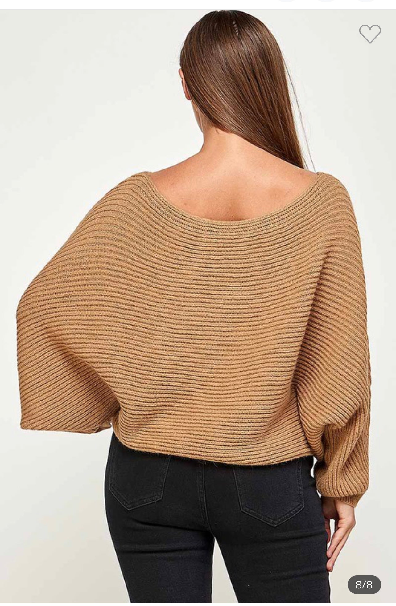 Twist It Up Carmel Sweater