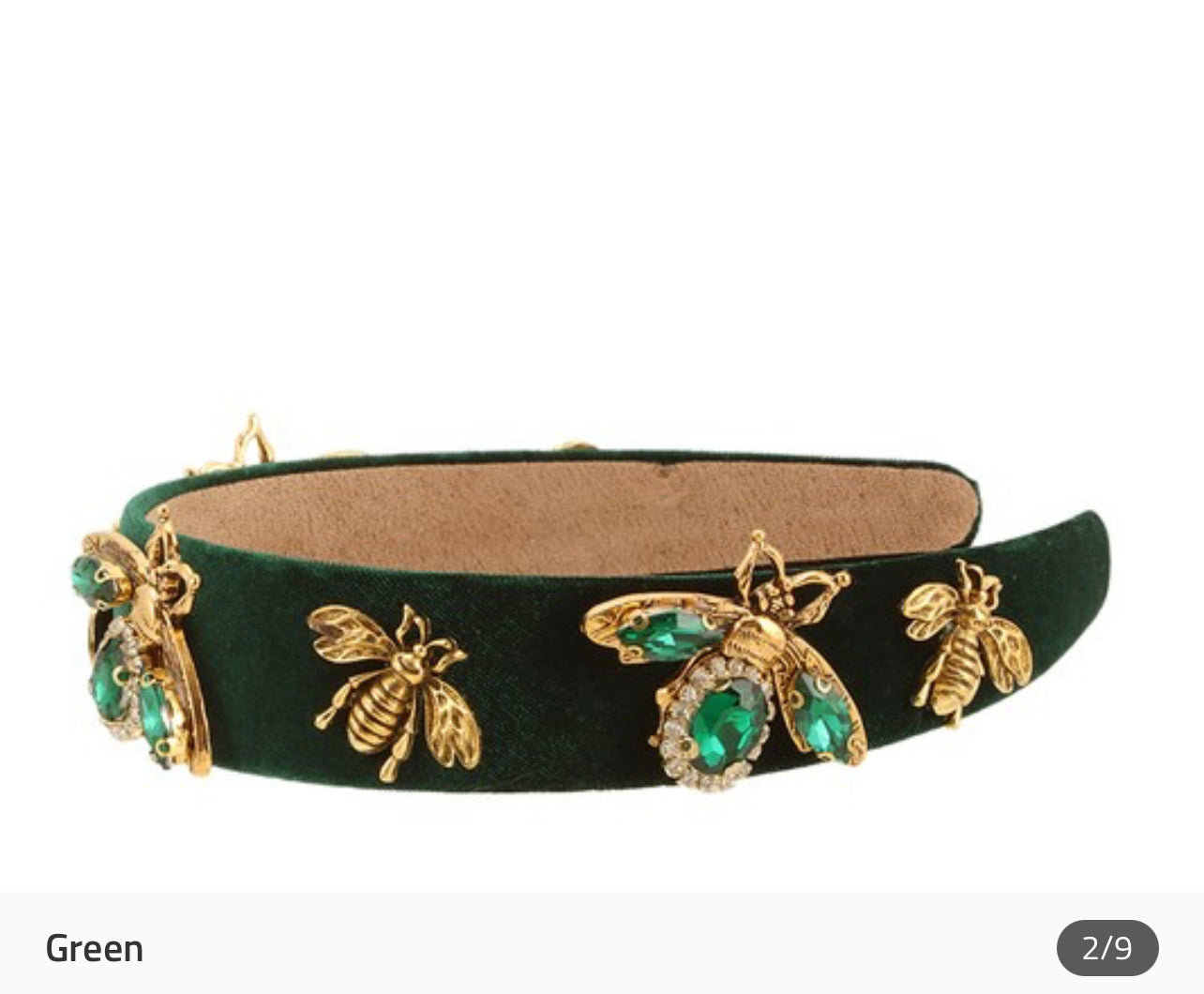 Green Butterfly Hand band